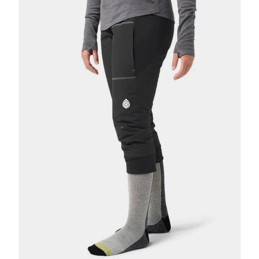 NWT Stio Women's Fernos Insulated Knicker NEW Black Ski Snowboarding Size XL